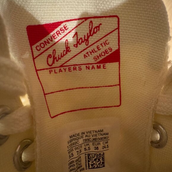 NIB! Converse Chuck 70 Women's Low Top Mules, White, US: 7, 7.5, 8, 8.5, 9, 9.5 - Picture 6 of 10